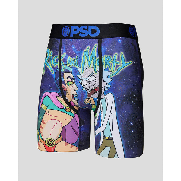 PSD Underwear Rick and Morty Tie Dye Heads Mens M Boxer Briefs