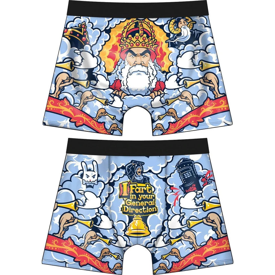 Great White Fart Men's Boxer Briefs Underwear by Hatley 