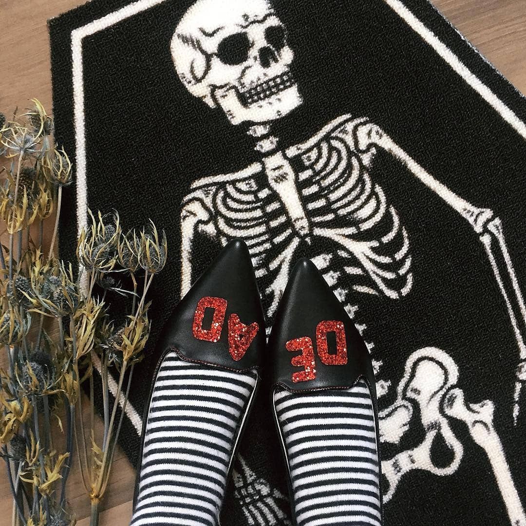 Skeleton Coffin Floor Rug-Rugs & Mats-Scarlett Dawn